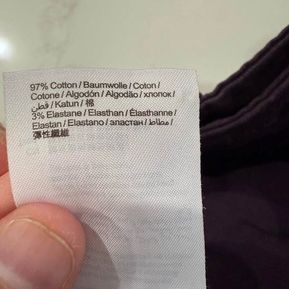 EDC by Esprit High Skin Denim SkinFit Jeans Womens 32 Short Burgundy/Purple Edgy - Picture 9 of 9